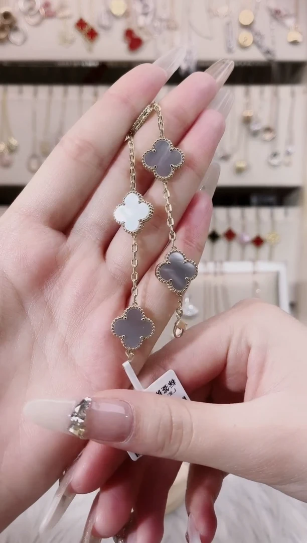 【闪购商品】贝壳（贝母）手链18K金镶嵌18K金镶嵌 K黄