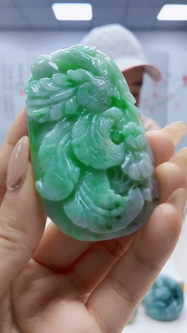 未镶嵌定制翡翠4919ty-毛货挂件90