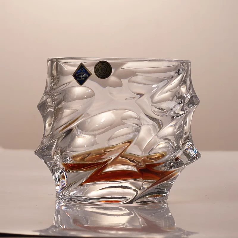 捷克BOHEMIA 卡丽索水晶玻璃威士忌酒杯洋酒杯轻奢高档 单杯330ml