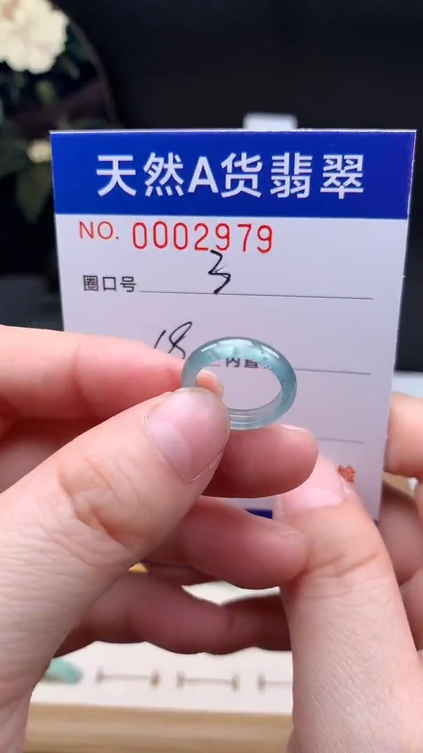 未镶嵌戒指翡翠3#
