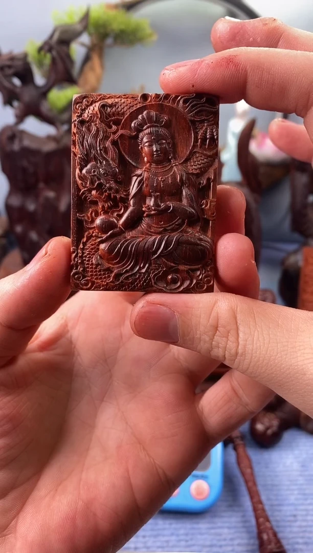 檀香紫檀（小叶紫檀）玄*观音牌