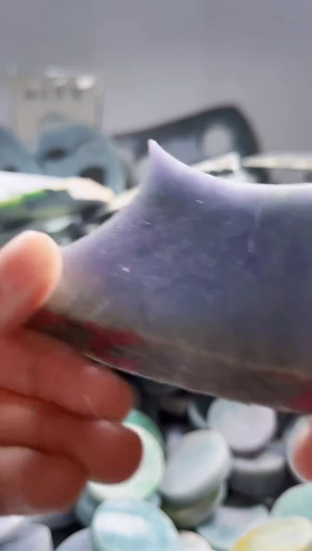 翡翠裸石缅甸翡翠A货柠3816