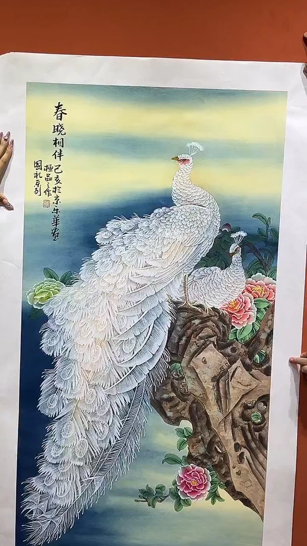 国画郑乐华手绘绘画作品9-39