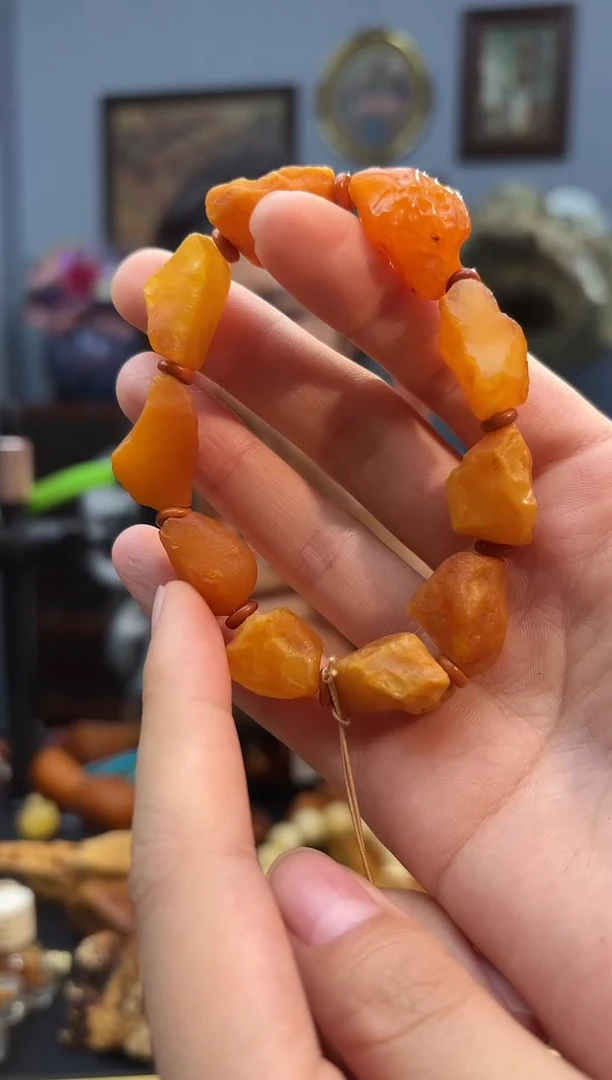 手串琥珀未镶嵌手串