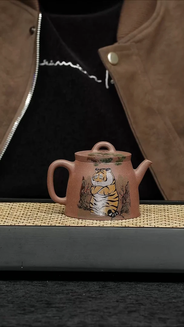 茶壶紫砂五堂 王铎-胖虎