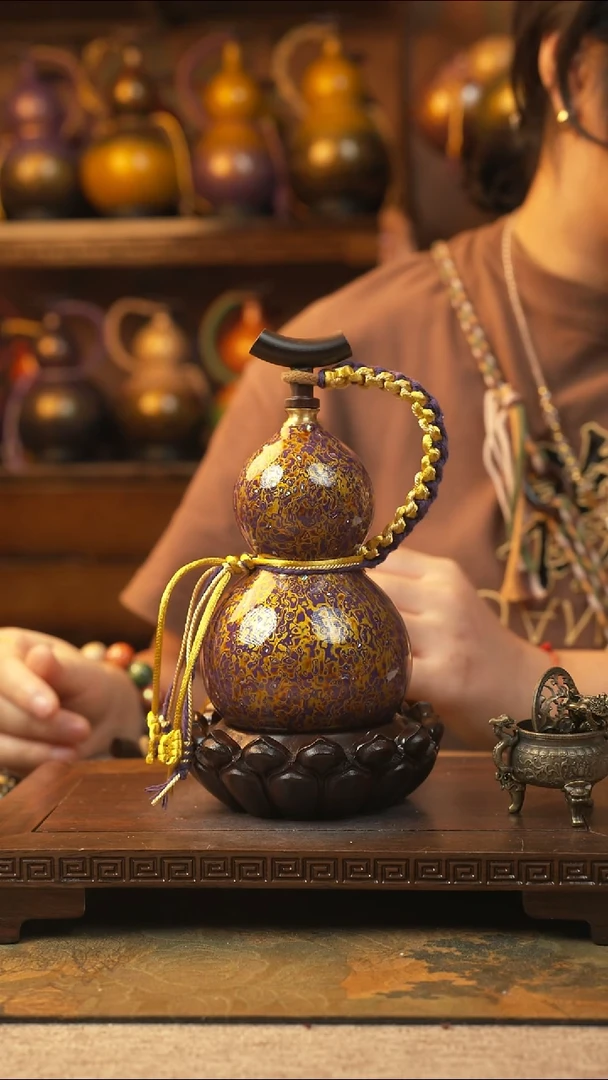 598大漆一物一拍记葫堂出品【不带手串】