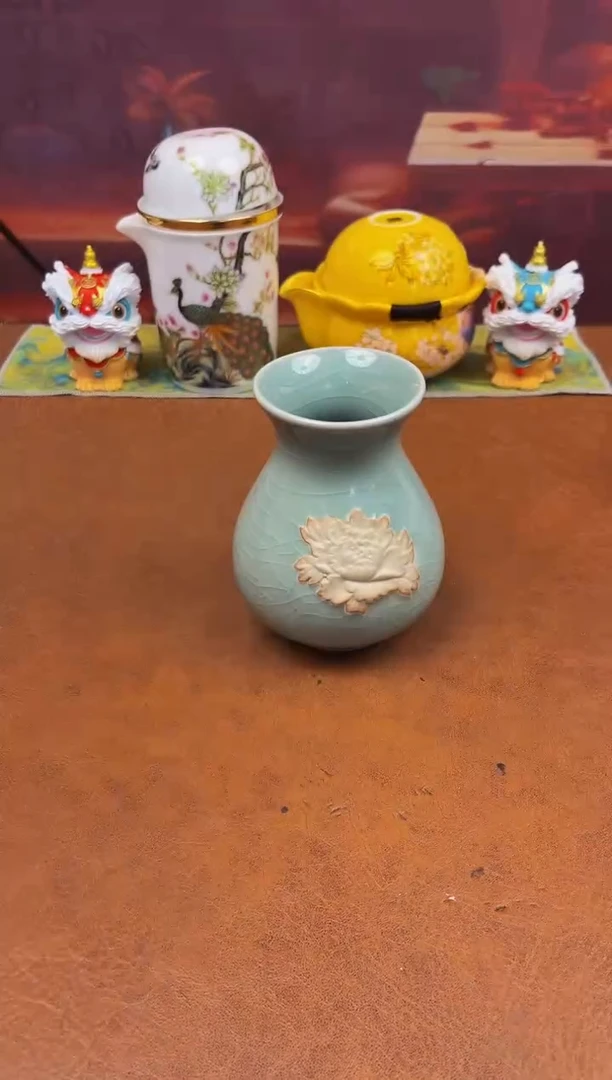 陶瓷茶具摆件旅行套组