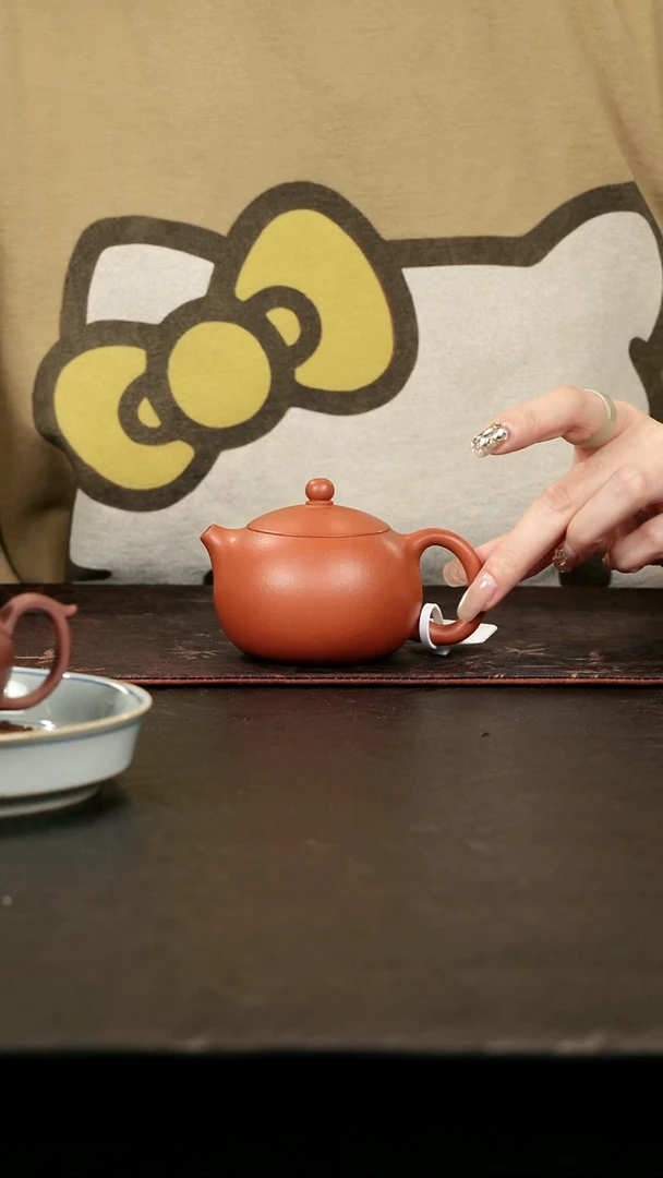 茶壶紫砂小红泥西施壶150cc