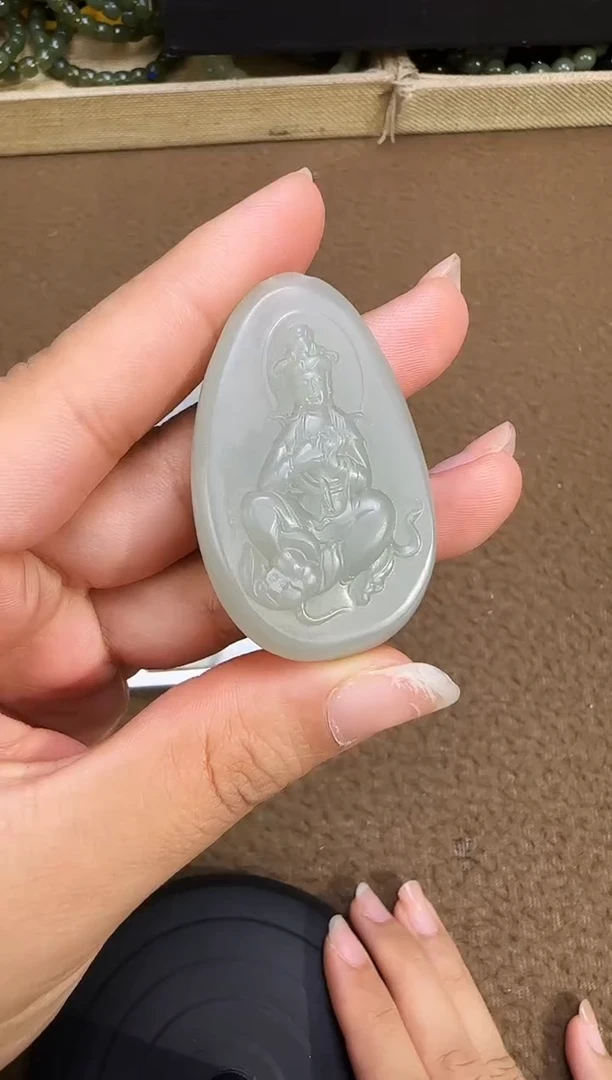 吊坠(不含链)未镶嵌和田玉吊坠