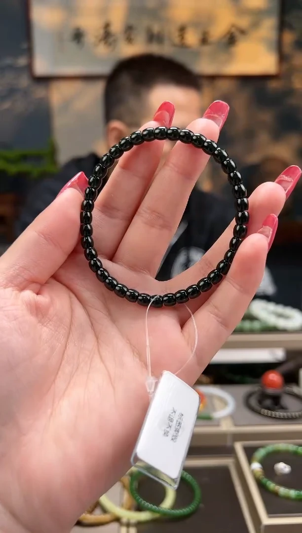 【闪购商品】和田玉手串未镶嵌卡5mm