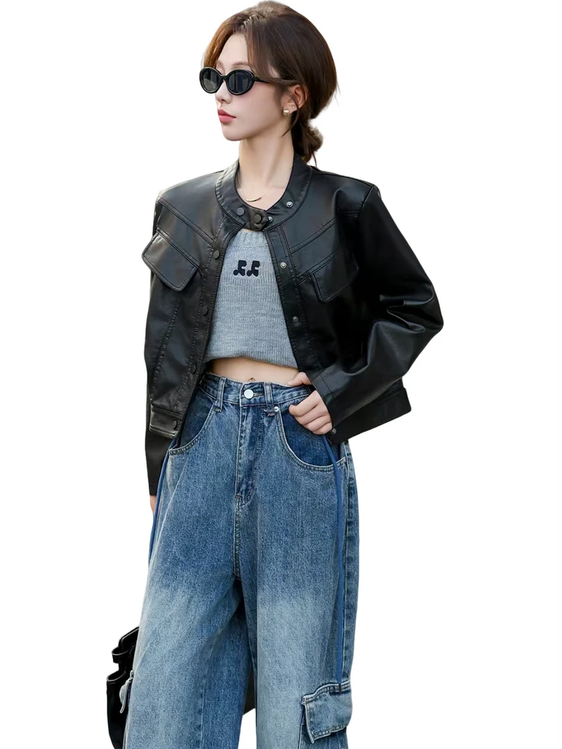 2025款全品类清仓品质服装秋季热卖春秋显瘦牛仔短款时尚百搭宽松