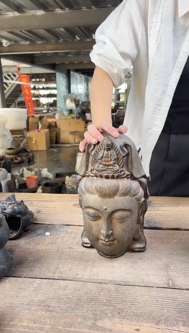 陶土【闪购商品】- 观音佛首