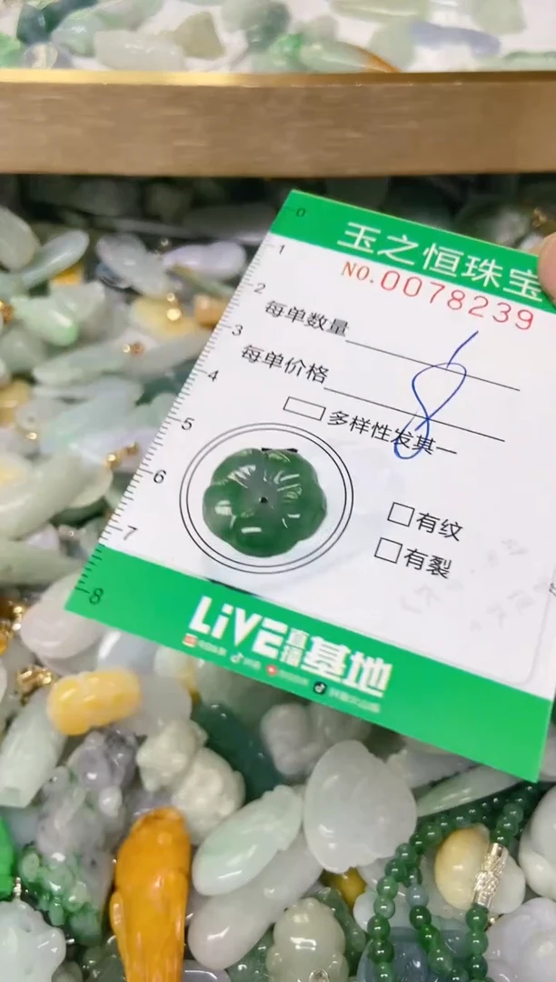 翡翠未镶嵌颈饰闪购0078239