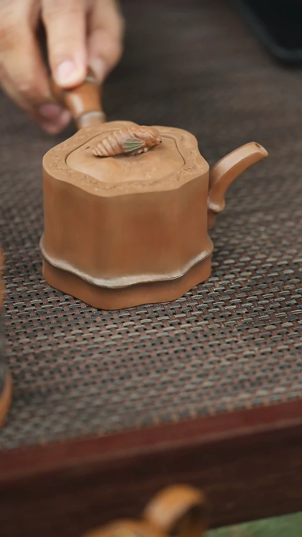 茶壶紫砂竹节壶给和基本框架
