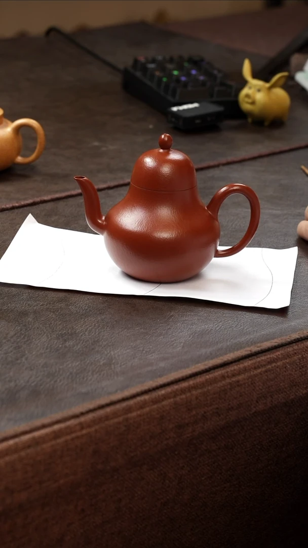茶壶紫砂壶·12朱泥思婷175cc