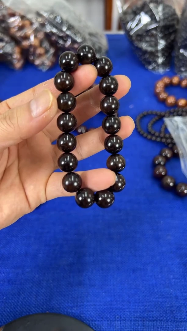 手串/手链黄花梨/降香黄檀1.2紫油梨水波纹手串