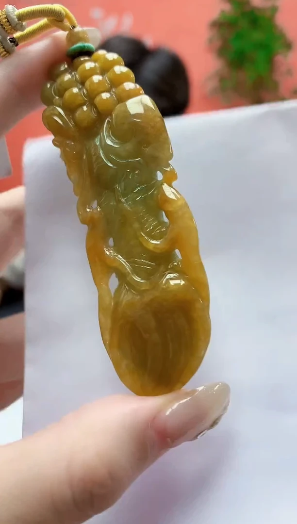 未镶嵌定制翡翠4688jw-毛货挂件73