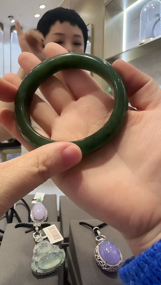 未镶嵌手镯和田玉73】62-63mm