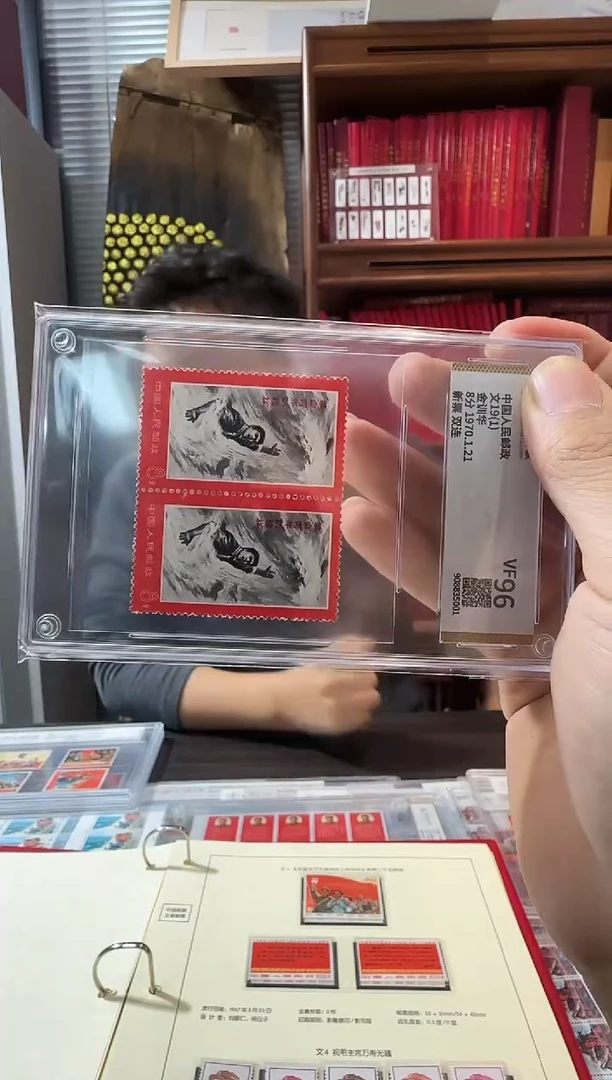 文19双联封装评级鉴定收藏