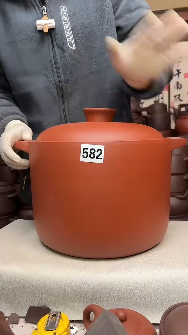 宜兴紫砂微瑕12升直筒582