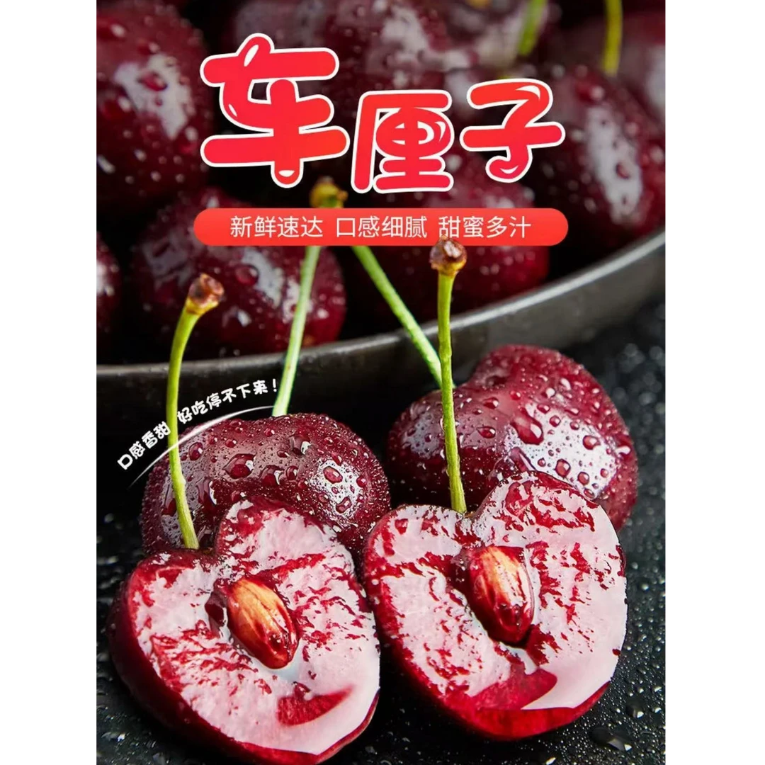 车厘子海运美味年货送礼水果XL-J5斤年货礼盒JQP 内附果径卡