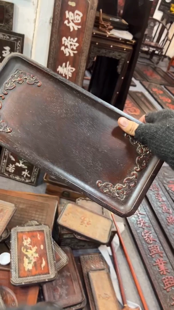 【闪购商品】非洲紫檀（红花梨）赏盘