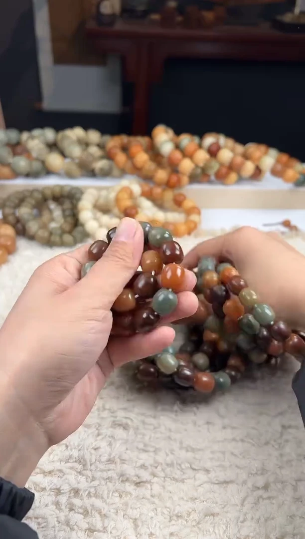 【闪购商品】菩提根/象牙果手串13干磨不挑（718）