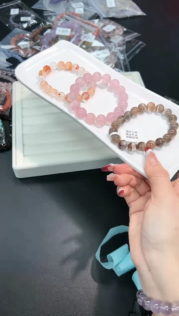 【闪购商品】水晶手串未镶嵌70r多样性发其一/1组默认微瑕