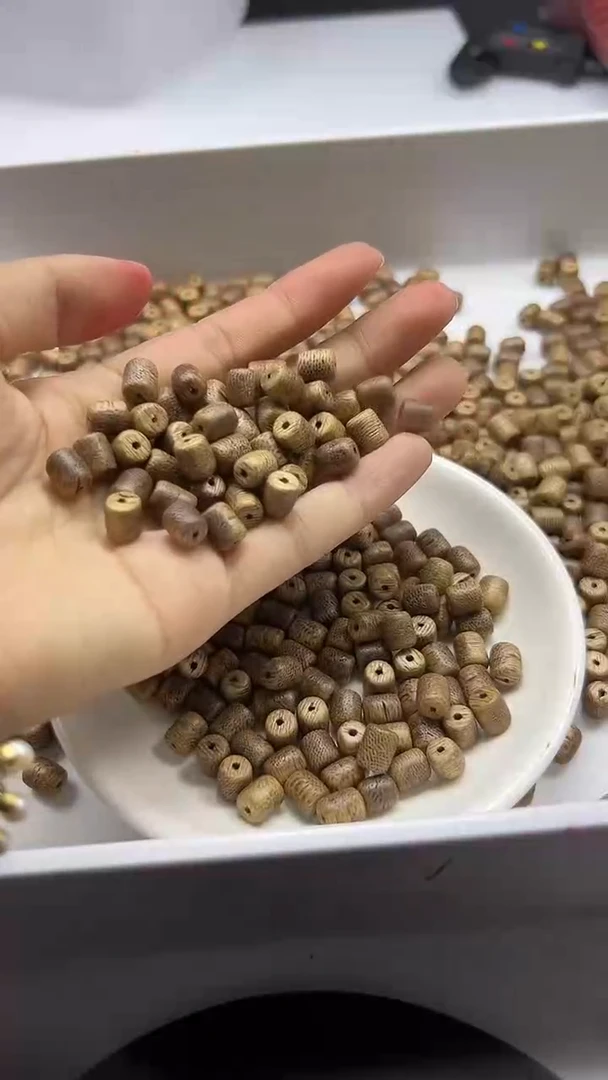 檀香木散珠w1765沉沉桶珠7*6mm*20颗