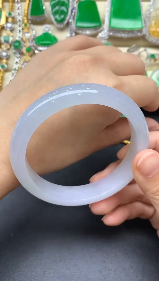 翡翠手镯未镶嵌324-中国好珠宝