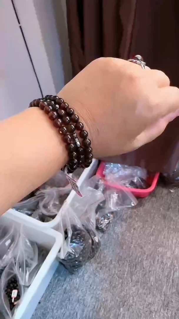 【闪购商品】琥珀手链未镶嵌规格7紫杉醇妈妈链#21