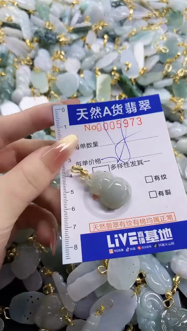 颈饰未镶嵌翡翠天然A货翡翠