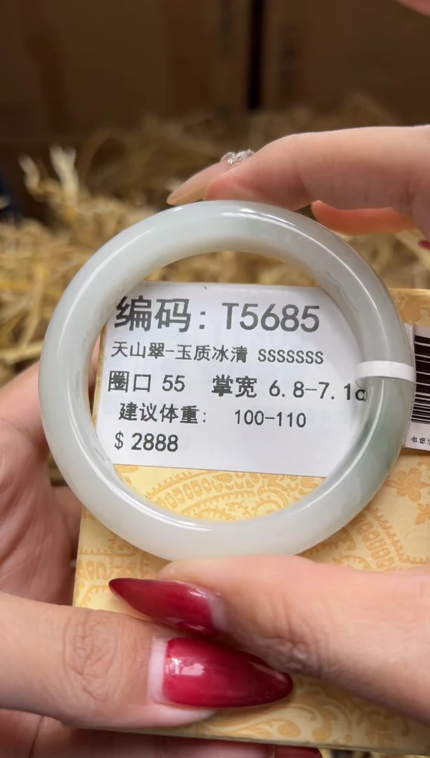 未镶嵌手镯石英质玉T5685