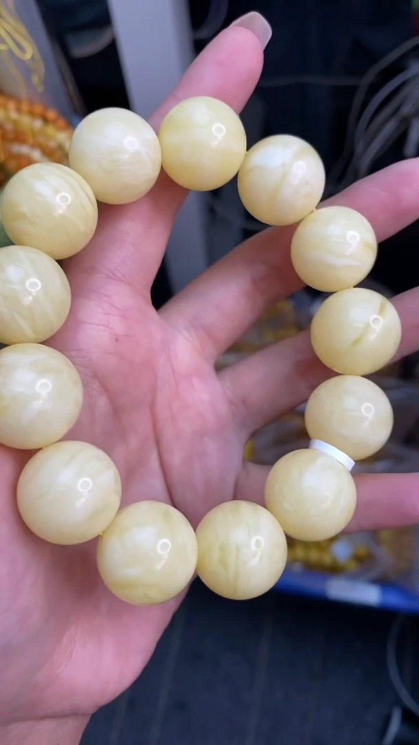 未镶嵌琥珀裸石8/7-GM-#27