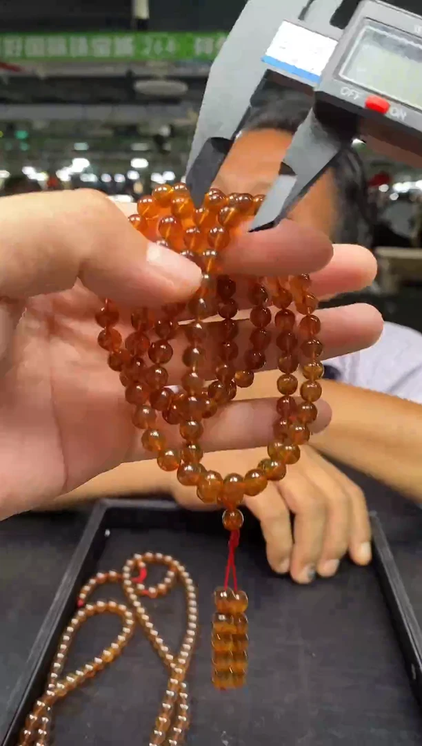 未镶嵌琥珀手链卡6+ 108珠链多样性发其一