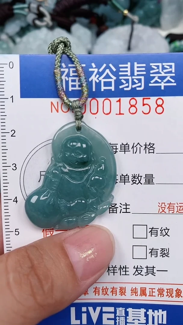 翡翠未镶嵌颈饰...0001858