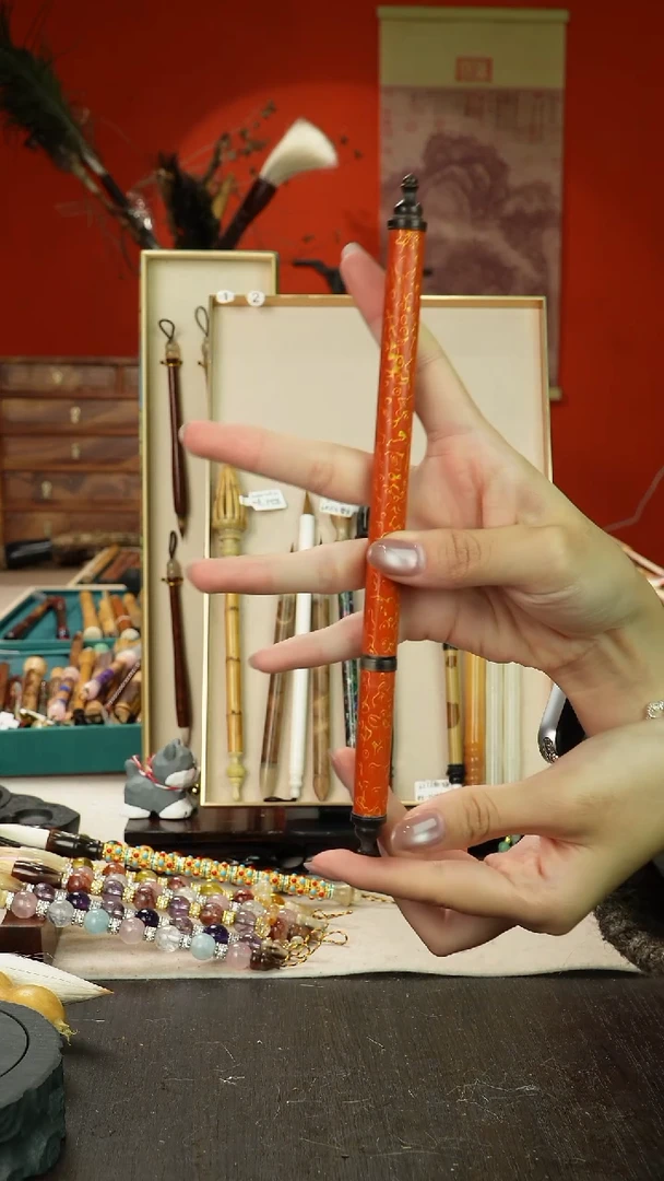 11号孤品高货毛笔链接 清水试笔 蘸墨不退