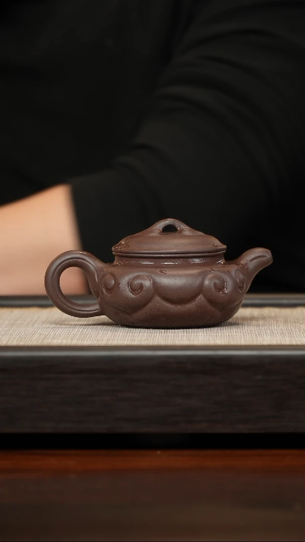 【闪购商品】紫砂茶壶仿古如意