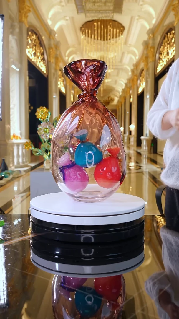 琉璃福袋艺术摆件C229