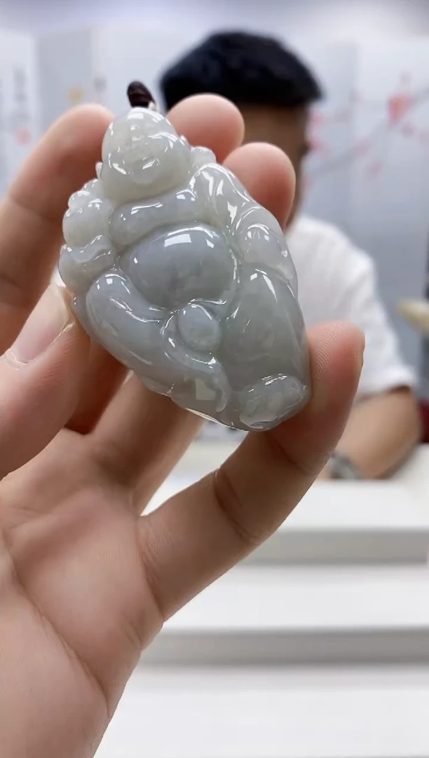 未镶嵌定制翡翠5028bb-毛货挂件22