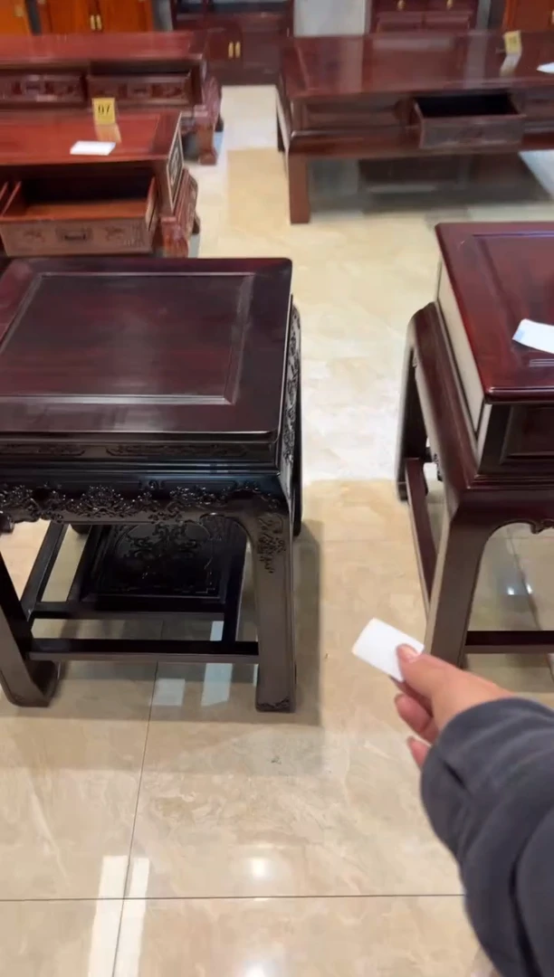 花梨木类茶几江*福利款微瑕非酸角几