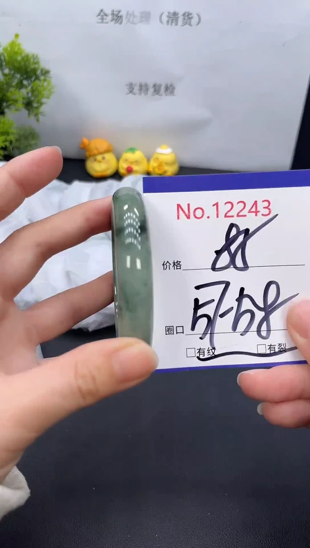 未镶嵌手镯翡翠拍下以图片为主12243
