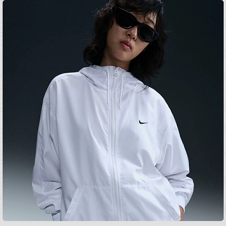 NIKE/男女休闲透气宽松经典百搭欧若风宽松外套FV6299-100