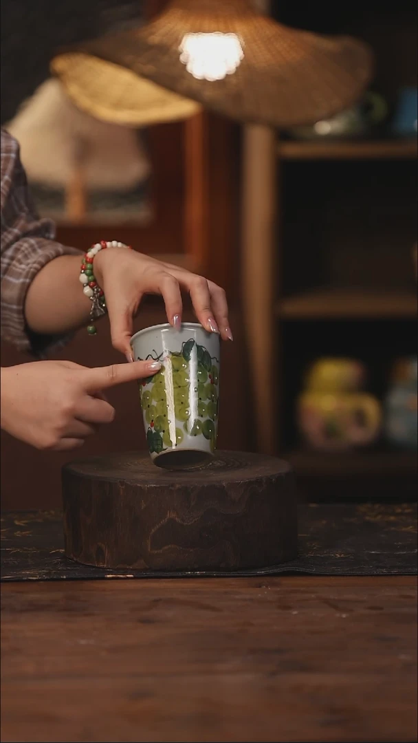 陶瓷景德镇高温釉下手绘陶瓷029