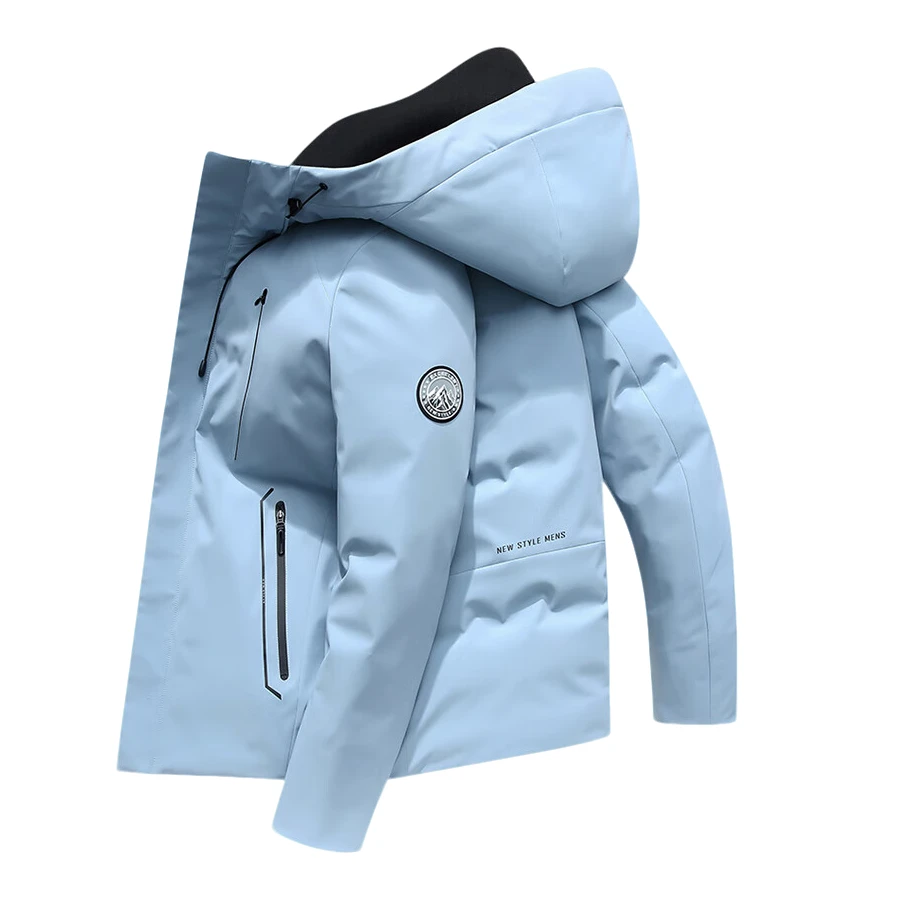 Louis Fordea/路易弗狄羽绒服男士短款加厚保暖工装冬季男装外套