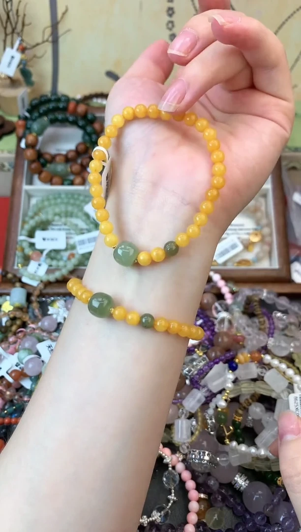 未镶嵌蜜蜡手链409