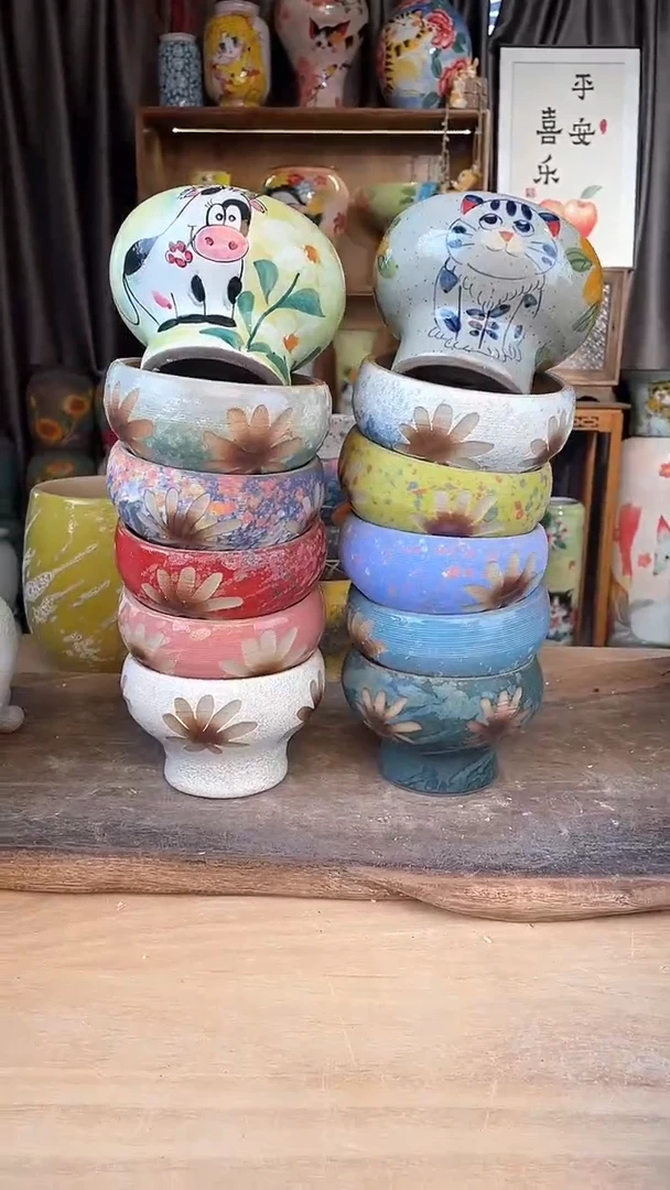 【闪购商品】摆件16-325口10高8  十二个