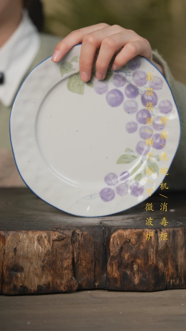 【闪购商品】瓷片景德镇高温釉下彩可微波烤箱洗碗机