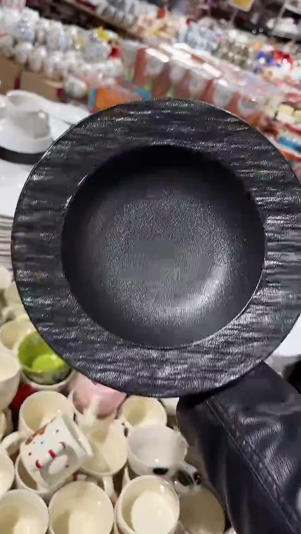 陶瓷岩石纹草帽 微瑕凑满20元包邮