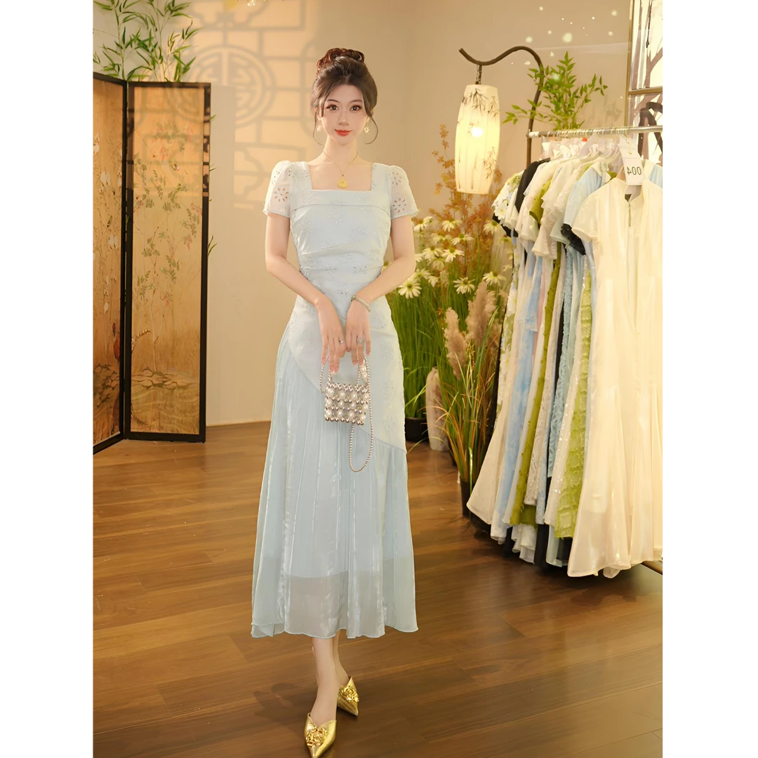 【张小小】空谷幽兰-1322 连衣裙（N885）-118cm